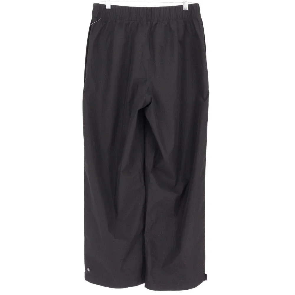 Athleta Rainout Traverse Pant Womens Size M Black Waterproof Wide Leg Sporty NWT - Picture 4 of 9